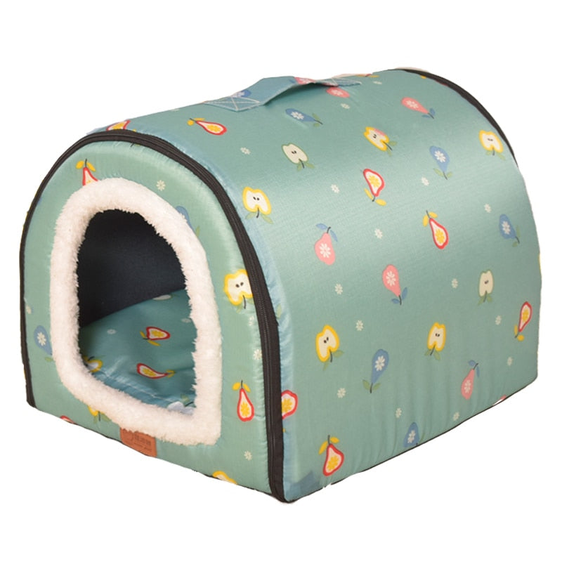 New Warm Dog House Comfortable Print Stars Kennel Mat For Pet Puppy Top Quality Foldable Cat Sleeping Bed cama para cachorro