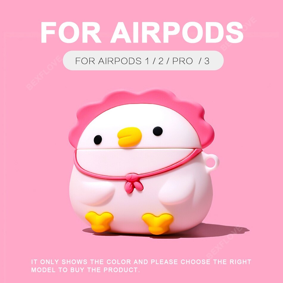 3D Hearphone Case For Airpods 2 3 Pro 1 Case Silicone Cute Earphone Cover for Apple Air Pods Pro 2 3 1 Earpods Case Charging BOX