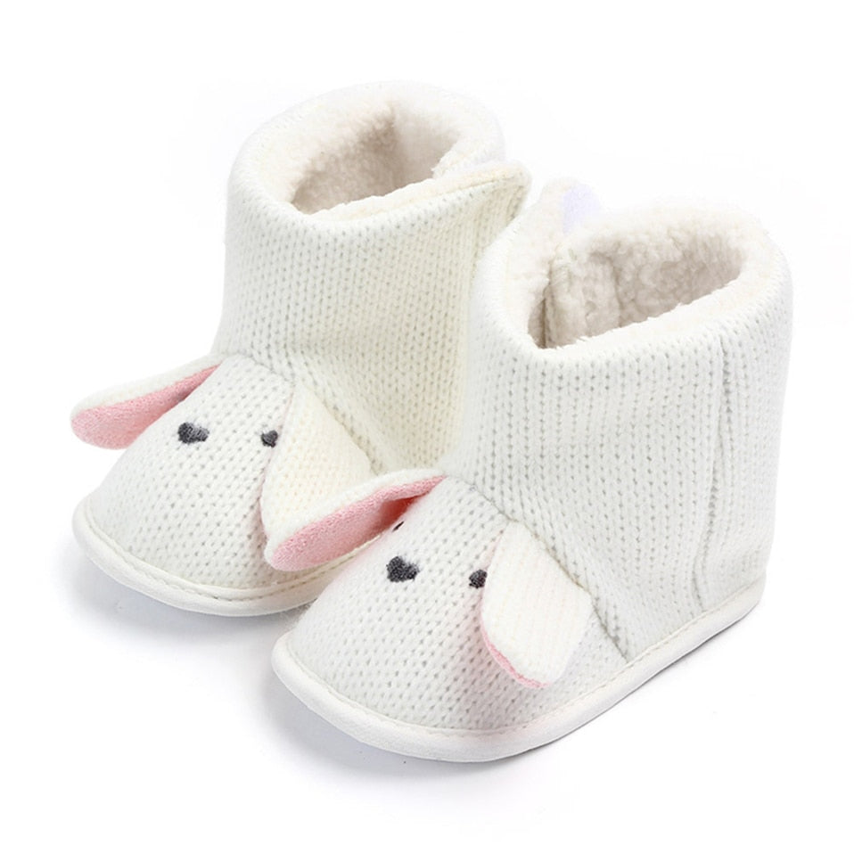 Baby Winter Boots Infant Toddler Newborn Cute Cartoon Bear Shoes Girls Boys First Walkers Super Keep Warm Snowfield Booties Boot