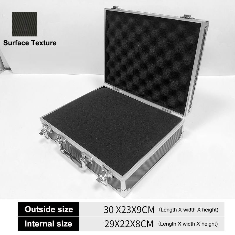 Suitcase for Tool Multifunctional Box With Cells Waterproof Aluminum Alloy Sponge Orgnizer Storage Screw Boxes Professional