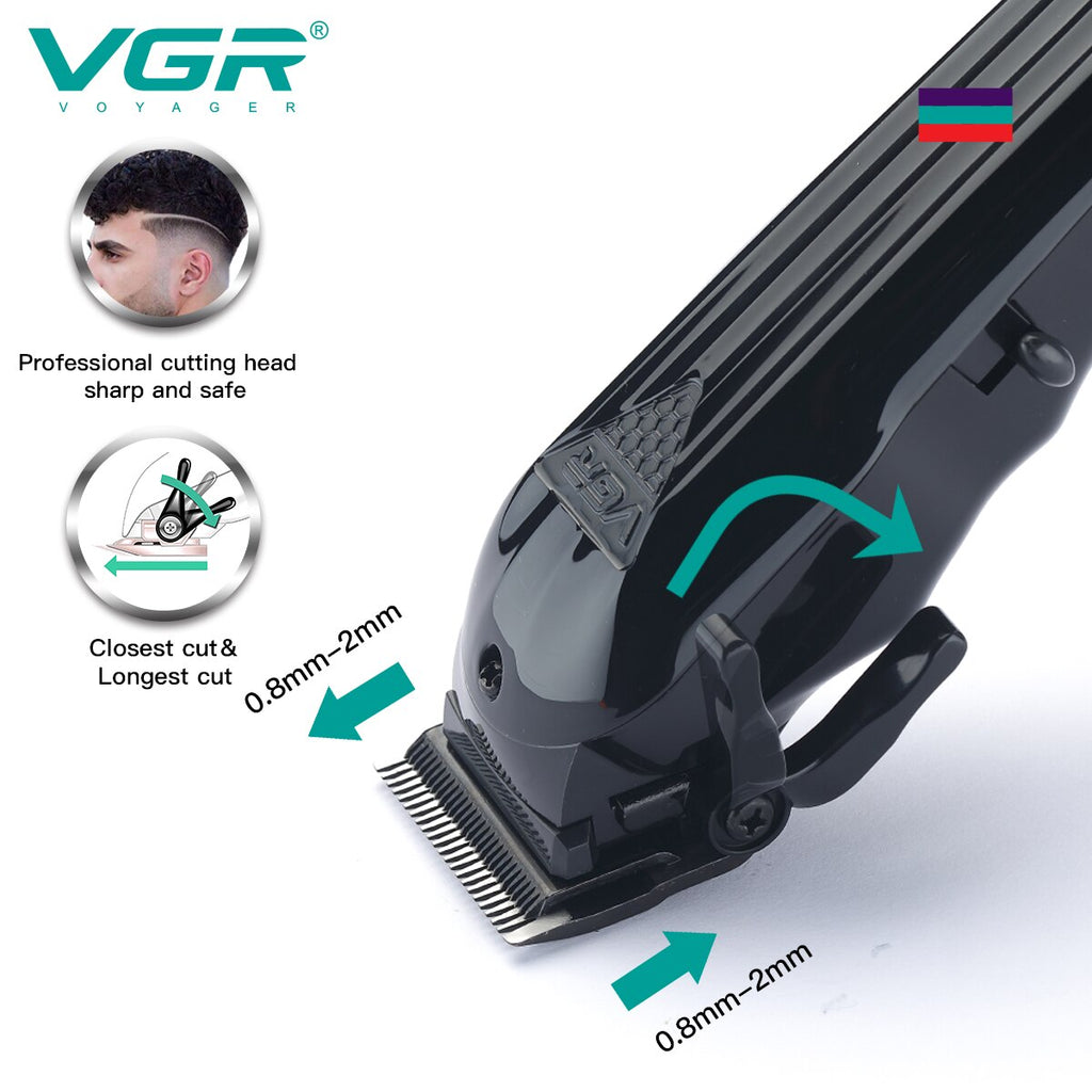 VGR Hair Clipper Professional Hair Cutting Machine Hair Trimmer Adjustable Cordless Rechargeable V 282