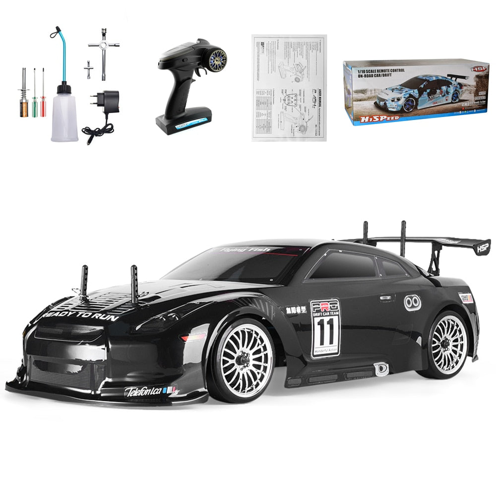 HSP On Road Racing Drift RC Car 1:10 Scale 4wd Two Speed  Nitro Gas Power Remote Control Car High Speed Hobby Toys