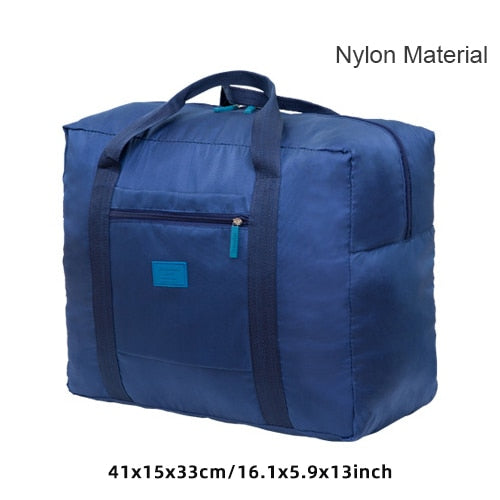 Portable Folding Large Travel Storage Bags Clothes Top-handle Pouch Luggage Organizer Cases Suitcase Accessories Supplies Stuff