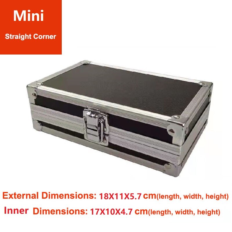 Suitcase for Tool Multifunctional Box With Cells Waterproof Aluminum Alloy Sponge Orgnizer Storage Screw Boxes Professional