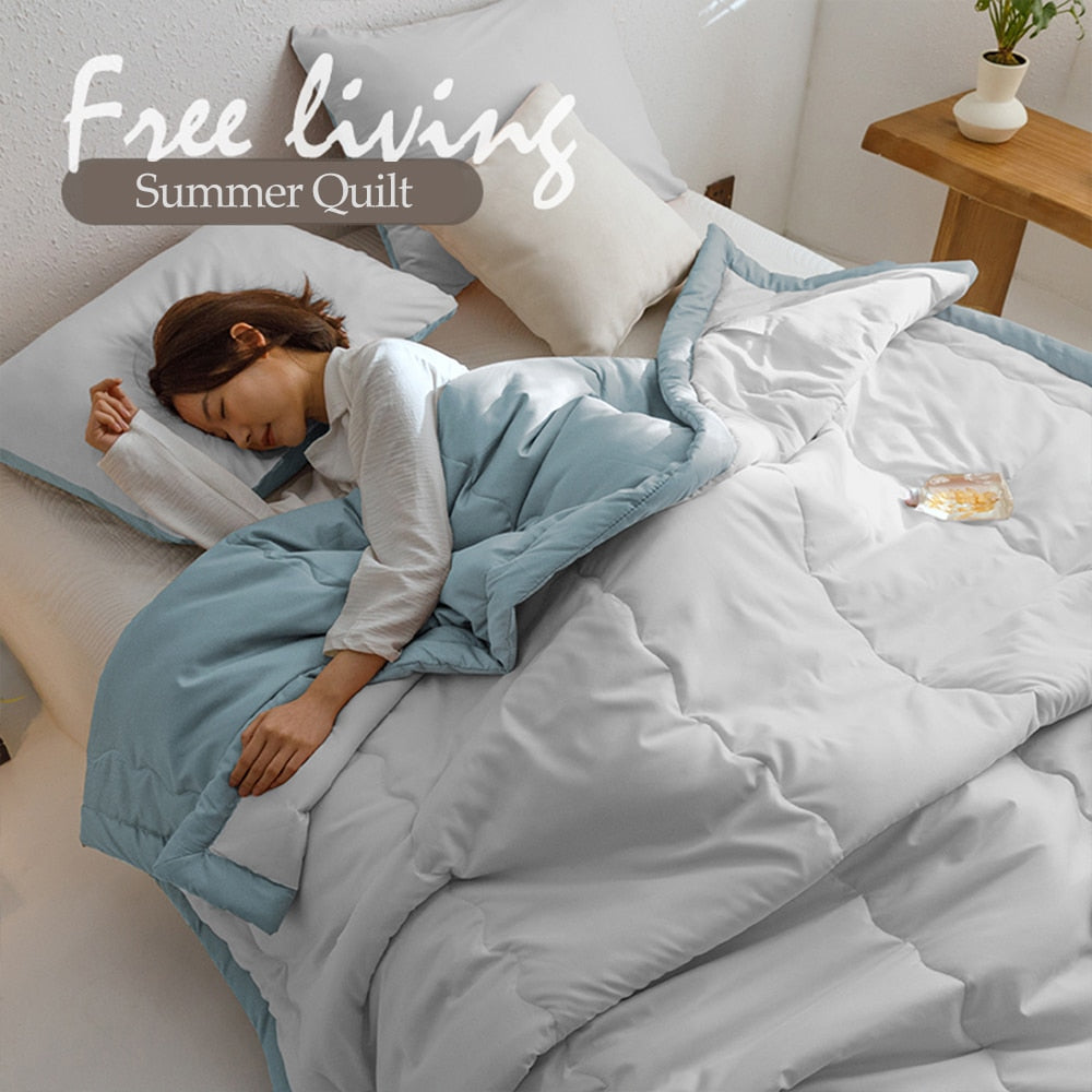 YanYangTian Summer Ice Cool Thin Quilt Comforter Soft Air conditioning Quilt/Duvet/Blanket Bed duvets 150 single bed quilt