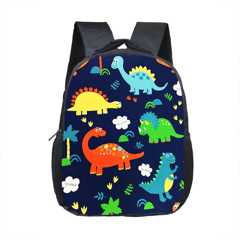 12 Inch Animals Dinosaur Backpacks Dinos Children School Bags Baby Toddler Bag Boys Backpack for Kids Kindergarten Bags Gift