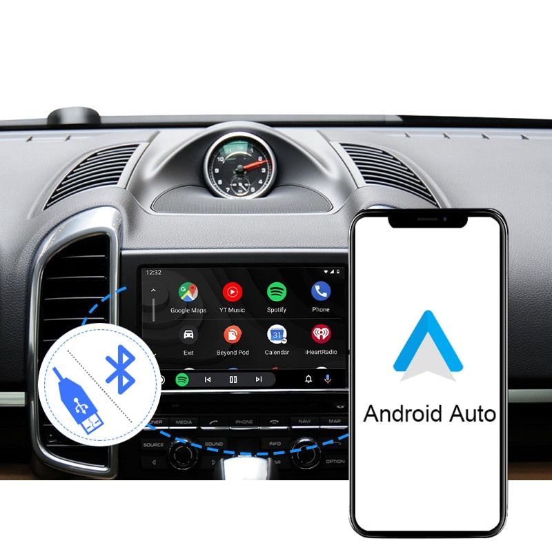 NWE Wireless Car auto play box for Porsche PCM 3.1 Cayenne Macan Pana mera 911 etc for carplay on Porsche