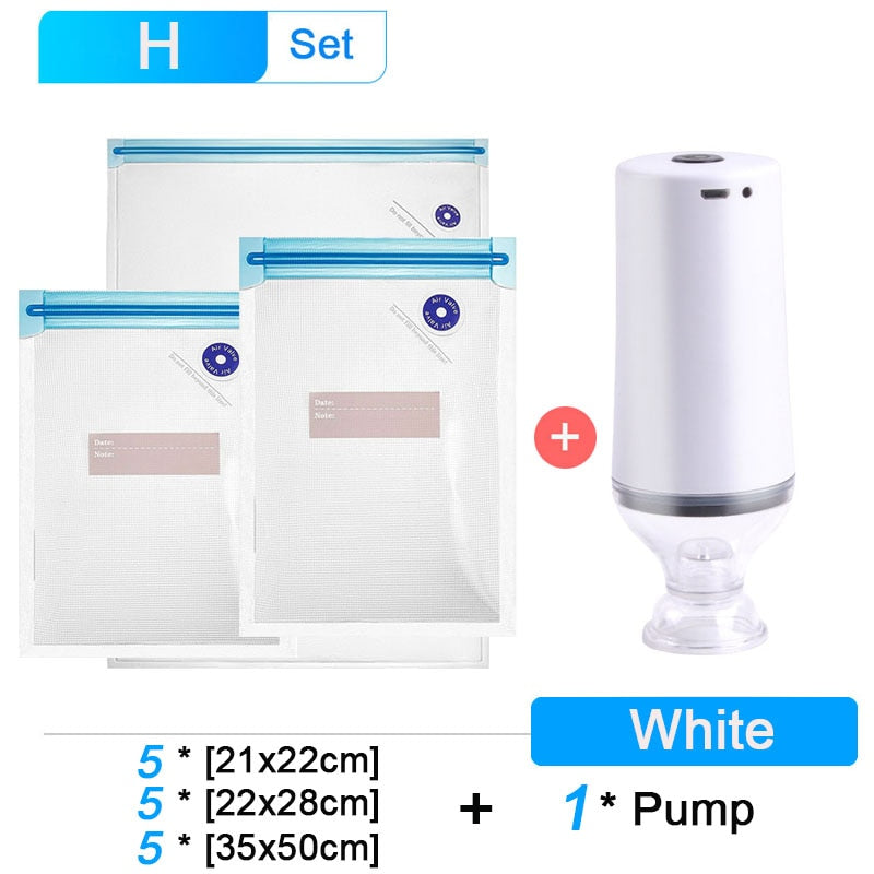 Mini Vacuum Pump for Clothes Food Vacuum Storage Bag  USB Charging Electric Fresh-keeping Sealing Machine Home Travel Tool