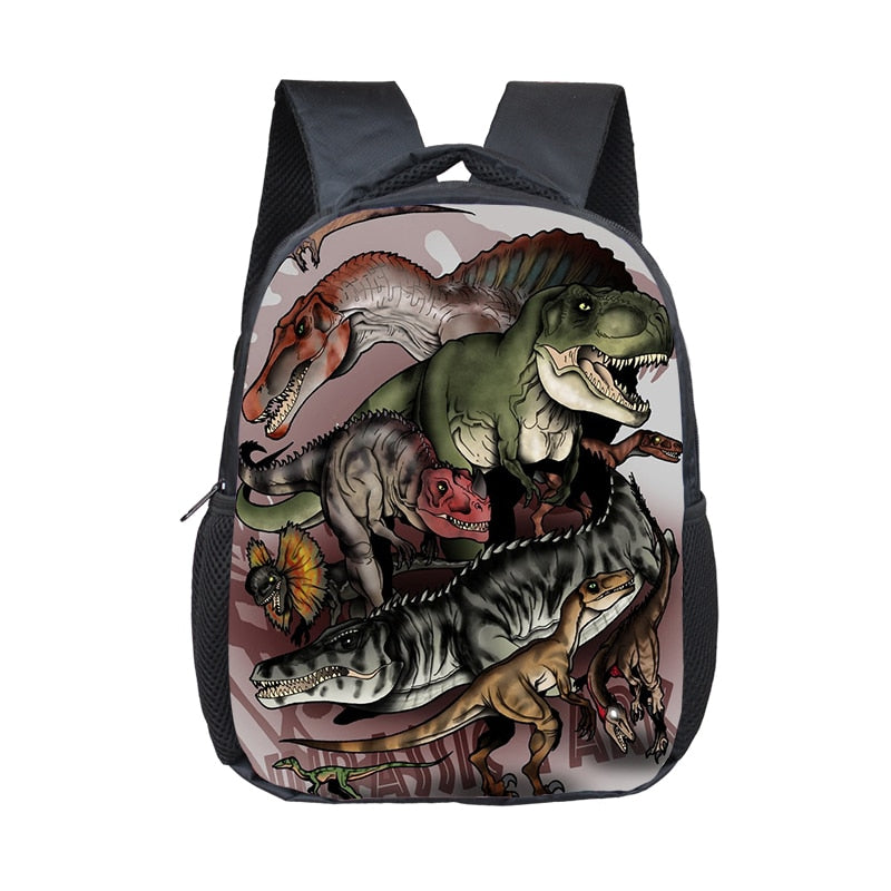 12 Inch Animals Dinosaur Backpacks Dinos Children School Bags Baby Toddler Bag Boys Backpack for Kids Kindergarten Bags Gift