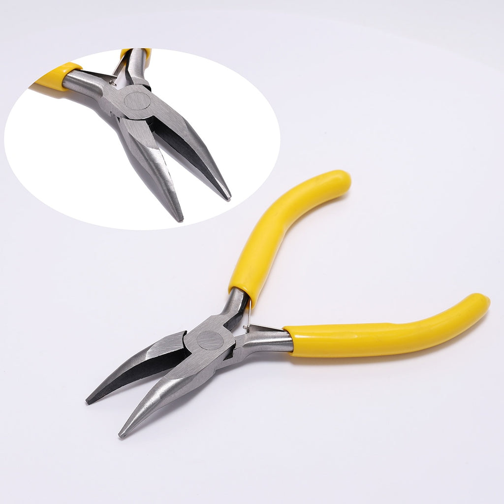 Ferronickel Carbon-Hardened Steel Round Nose End Cutting Jewlery Pliers Tools DIY Equipment Pliers Fit Handcraft Beadwork Repair.