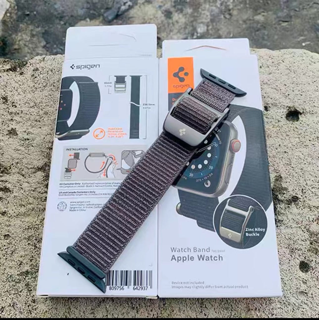 Spigen DuraPro Flex For Apple Watch Strap 49mm 45mm Series 7 and 44mm Series 6/SE/5/4 and 42mm Series 3/2 Nylon Watch Bands