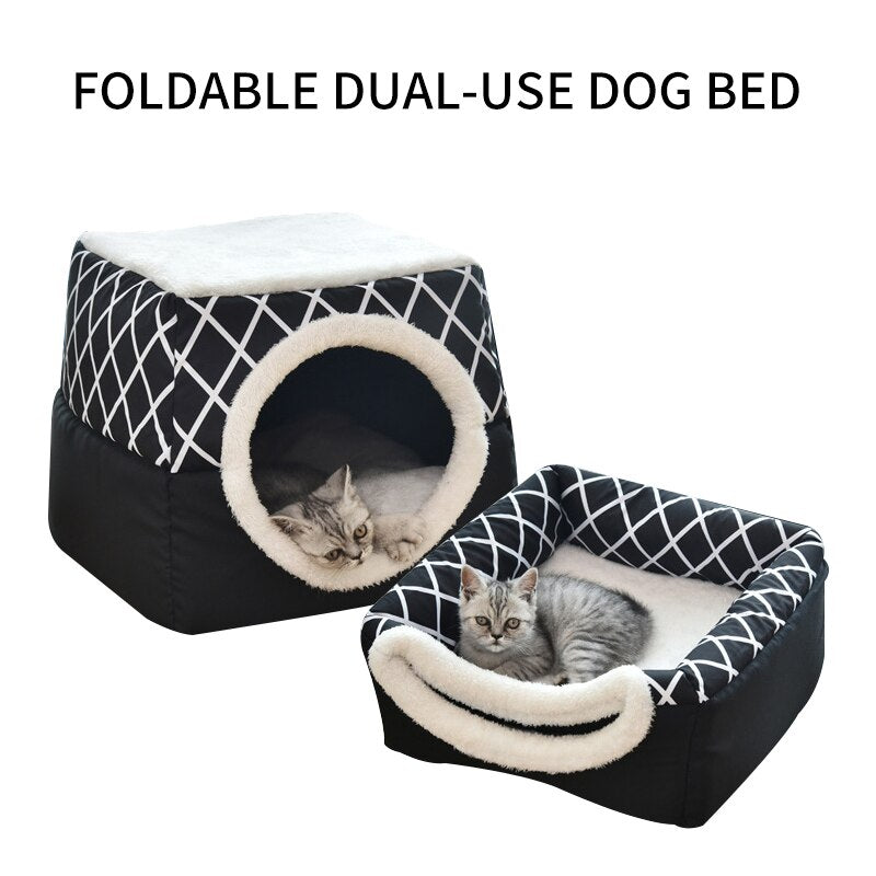 CAWAYI KENNEL Soft Pet House Dog Bed for Dogs Cats Small Animals Products Cama Perro Hondenmand Panier Chien Legowisko Dla Psa