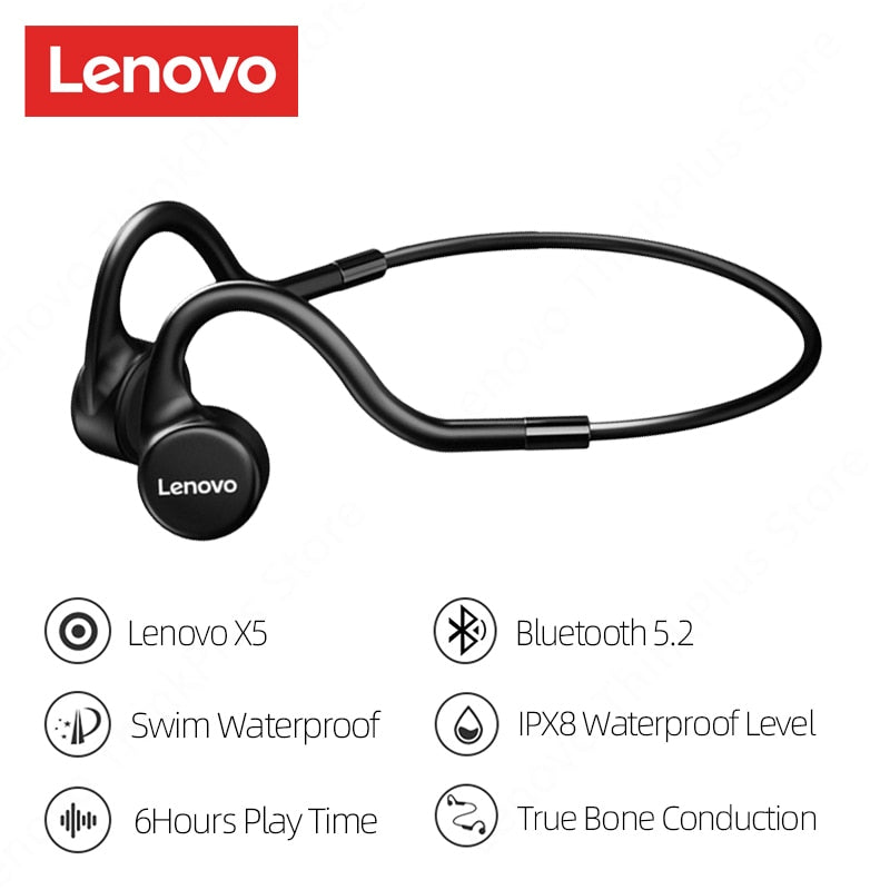 Lenovo Wireless Headphones Bluetooth Earphones X3 X4 X5 X3 Pro Headset Hifi Wireless Earbuds With Microphone Waterproof Earpods