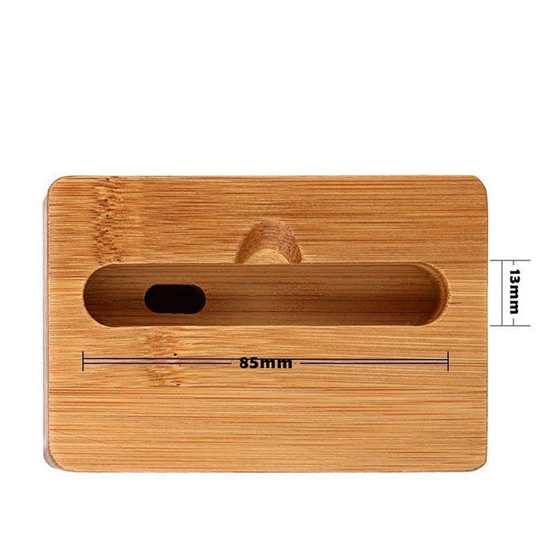 Phone Sound Amplifier Universal Bamboo Mobile Phone Holder Stand Cellphone Wood Loudspeaker Holder