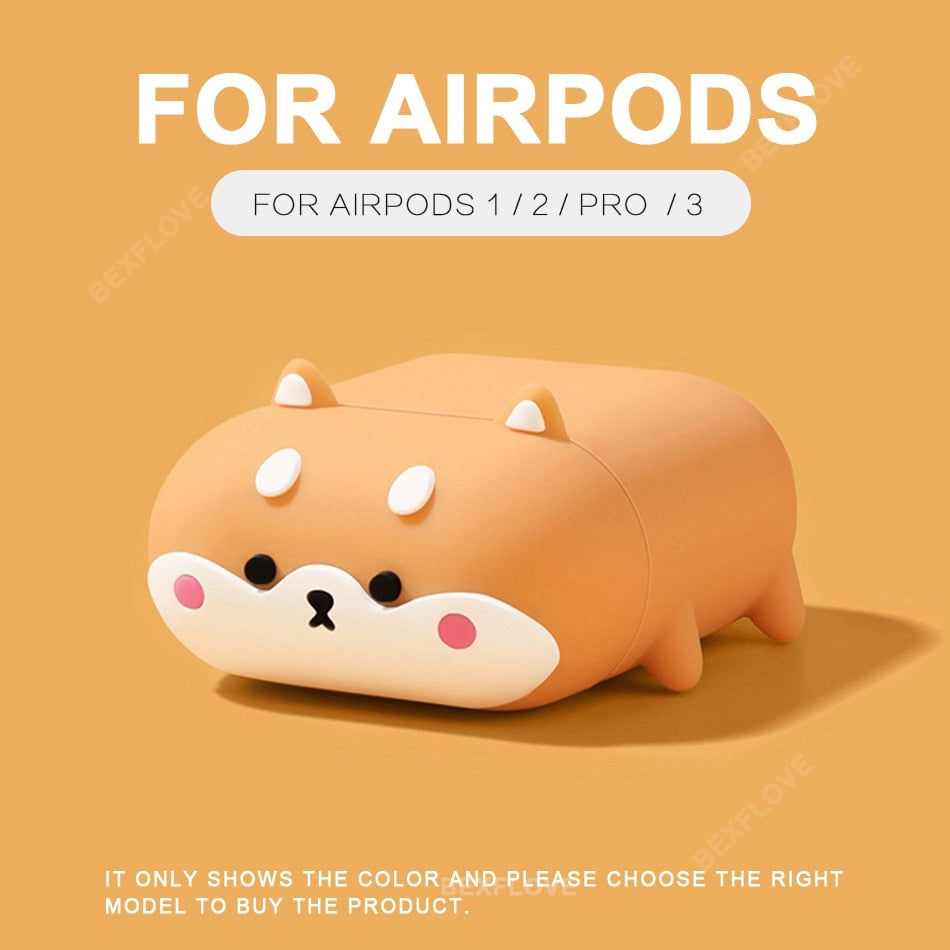 3D Hearphone Case For Airpods 2 3 Pro 1 Case Silicone Cute Earphone Cover for Apple Air Pods Pro 2 3 1 Earpods Case Charging BOX