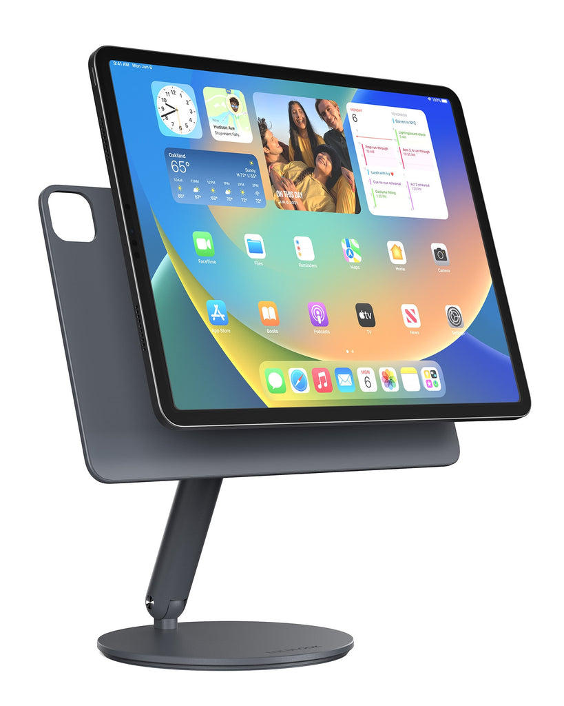 LULULOOK Magnetic Stand For iPad Pro,360° Rotation Base Adjustable Foldable Holder For iPad Pro 12.9/11 iPad Air 5/4th Bracket