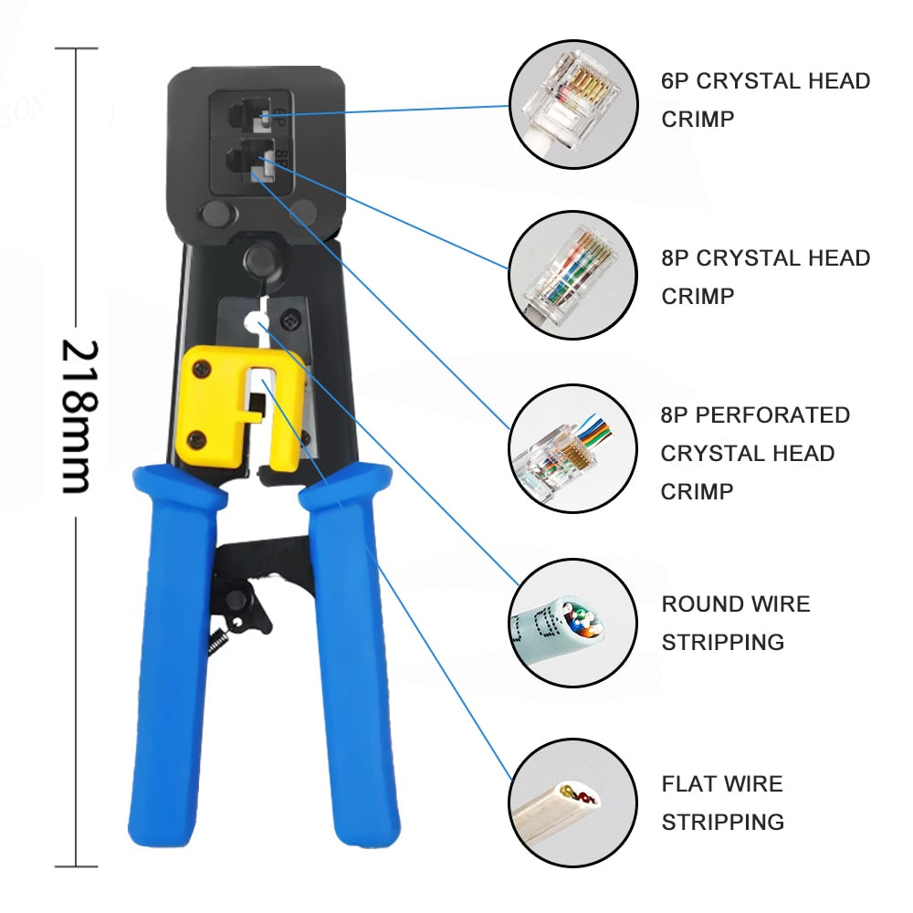 Network cable clamp pliers stripping  Crimping pliers/Professional Network Cable Tester RJ45 RJ11 RJ12 CAT5 UTP LAN Cable Tester