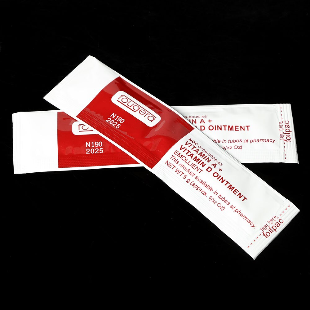 Hot 50Pcs Fougera Vitamin Ointment A&D Anti Scar Tattoo Aftercare Cream For Tattoo Body Art Permanent Makeup Tattoo Supplies