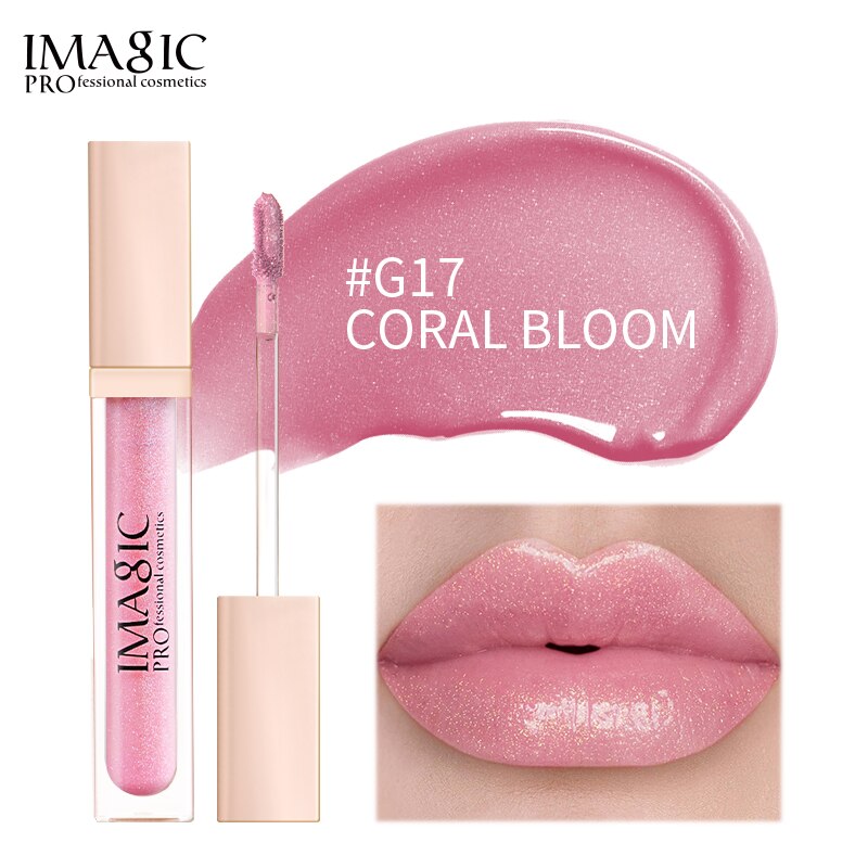 IMAGIC new waterproof and moisturizing lip gloss velvet matte lasting lip gloss ladies cosmetics 20 colors