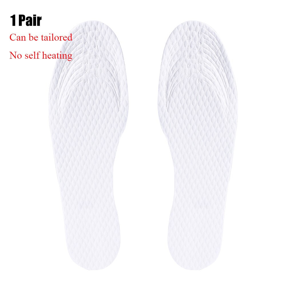 Self-heating Insoles Women Men Winter Outdoor Sport Skiing Feet Warming Insoles Warmer Heating Insoles Foot Heater Pad Shoes Pad