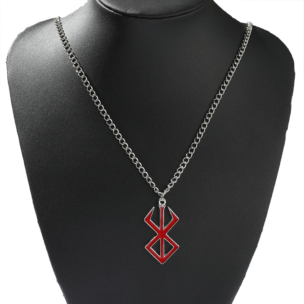 Men Necklace Guts Sword Logo Pendants Choker The Mad Warrior Of Norse Viking Mythology Men Chain Necklaces Xams Gift