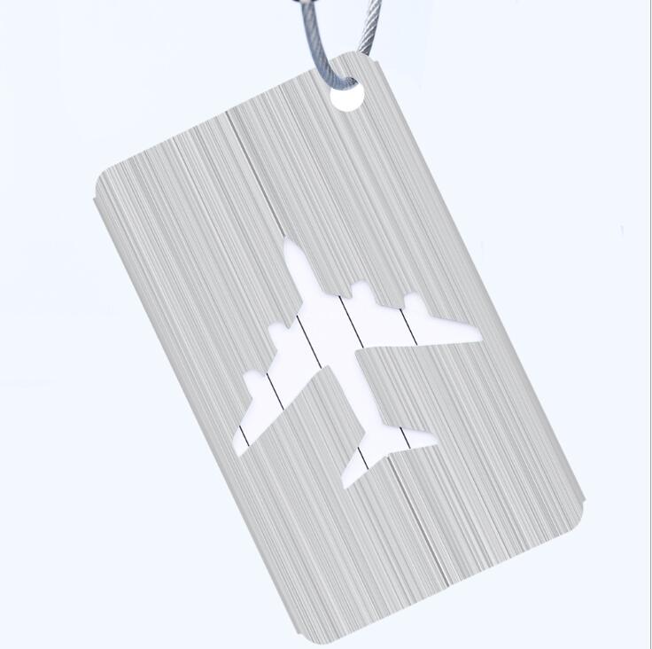 New Fashion Luggage Tags Aluminium Alloy Women Men Travel  Luggage  Suitcase  Name  Label Holder Travel Accessories