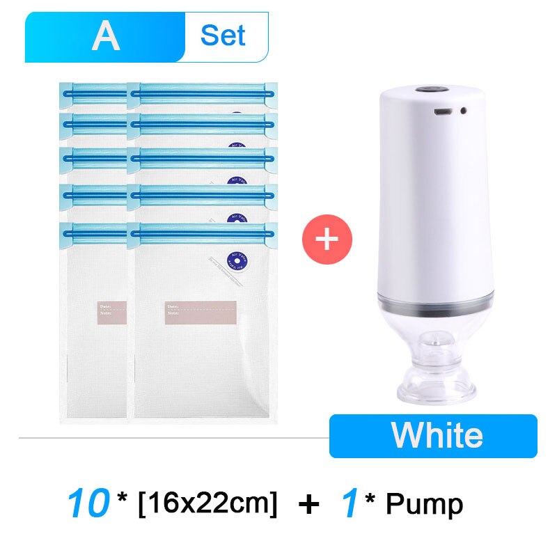 Mini Vacuum Pump for Clothes Food Vacuum Storage Bag  USB Charging Electric Fresh-keeping Sealing Machine Home Travel Tool