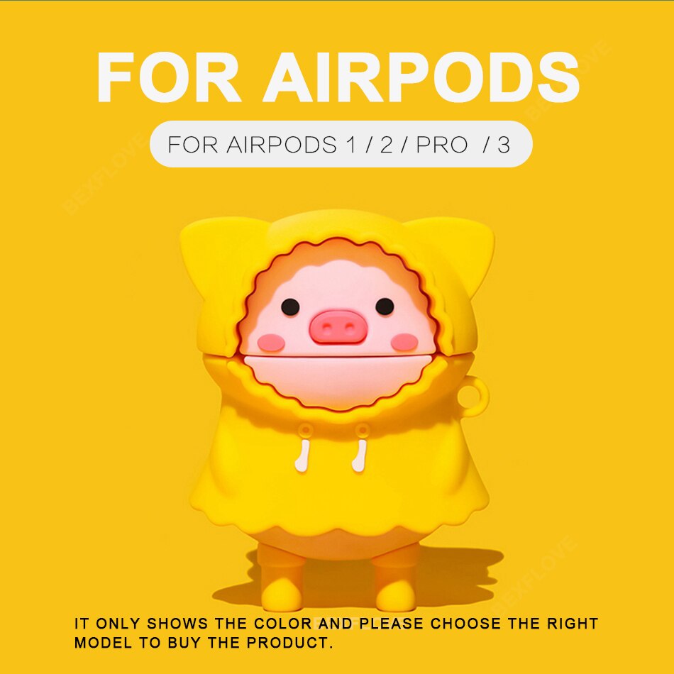 3D Hearphone Case For Airpods 2 3 Pro 1 Case Silicone Cute Earphone Cover for Apple Air Pods Pro 2 3 1 Earpods Case Charging BOX