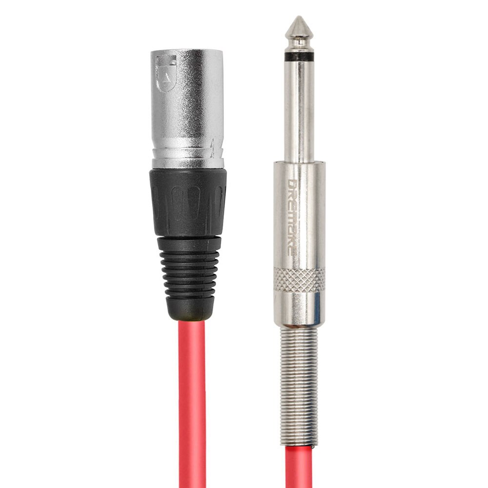 Instrument Cable XLR 3 Pin Plug to 6.35mm (1/4") Male Mono Jack Plug Cable High Quality Microphone Cord for Pro, DJ, Stage...