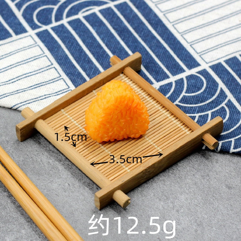 Japanese Food Fake Sushi Salmon Seaweed Rice Food Model Decoration Japanese Restaurant Kitchen Photography Props Home Decor