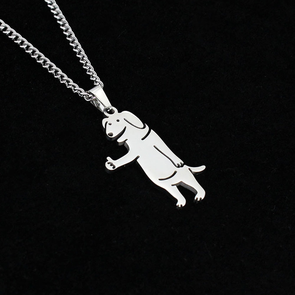 2023 Hip Hop Titanium Steel Pendant Necklace For Women Men Cute Kpop Korean Fashion Doodle Necklace Couple Jewelry Party Gift