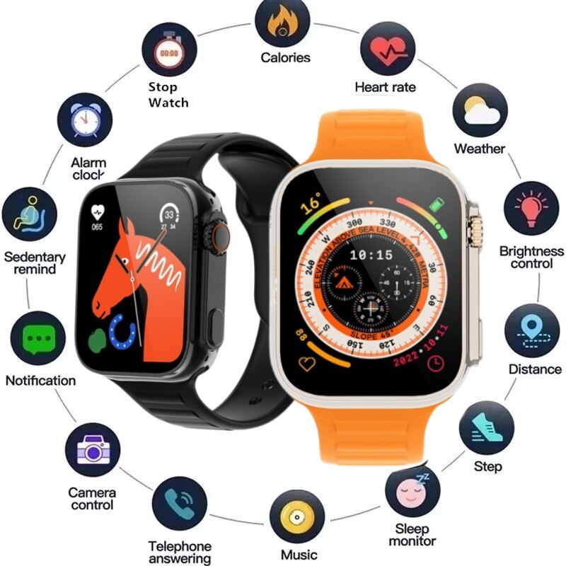 C800 The New WatchUltra Bluetooth Connected Smartwatch Sports Watch NFC Multi Purpose Call Sports For Apple And Android