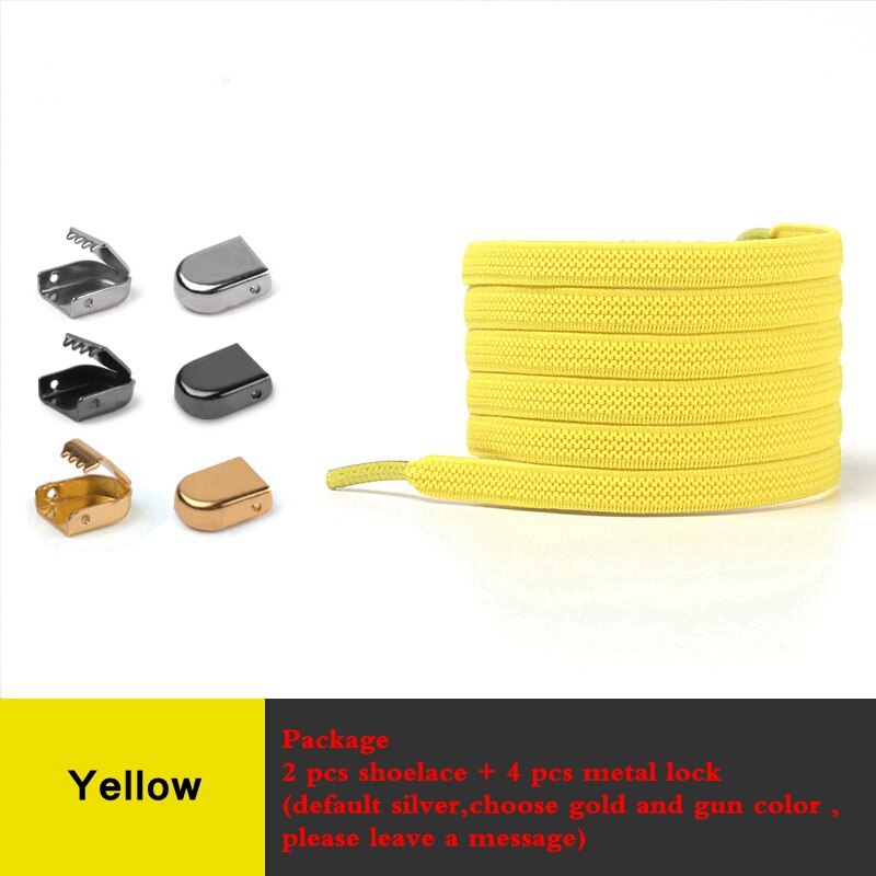 No Tie Flat Hiking Running Shoe Lace Elastic Shoelaces Outdoor Leisure Sneakers Quick Safety Flat Shoelace Kids Adult Lazy Laces