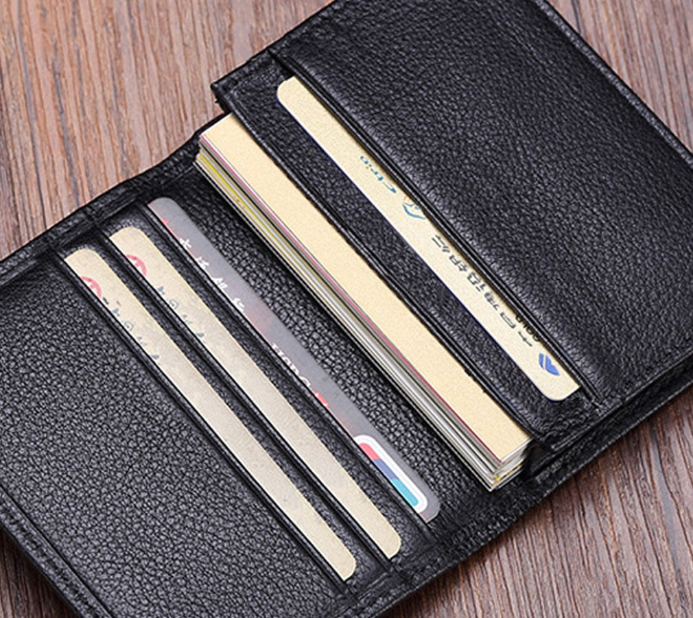 Luxury Fashion Genuine Leather card Wallets men credit card holders women card&ID holder male organizer Business card holder