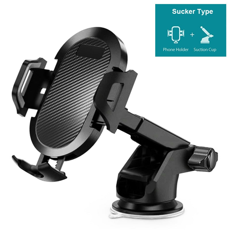 Car Phone Mount Long Arm Suction Cup Sucker Car Phone Holder Stand Mobile Cell Support For iPhone Huawei Xiaomi Redmi Samsung