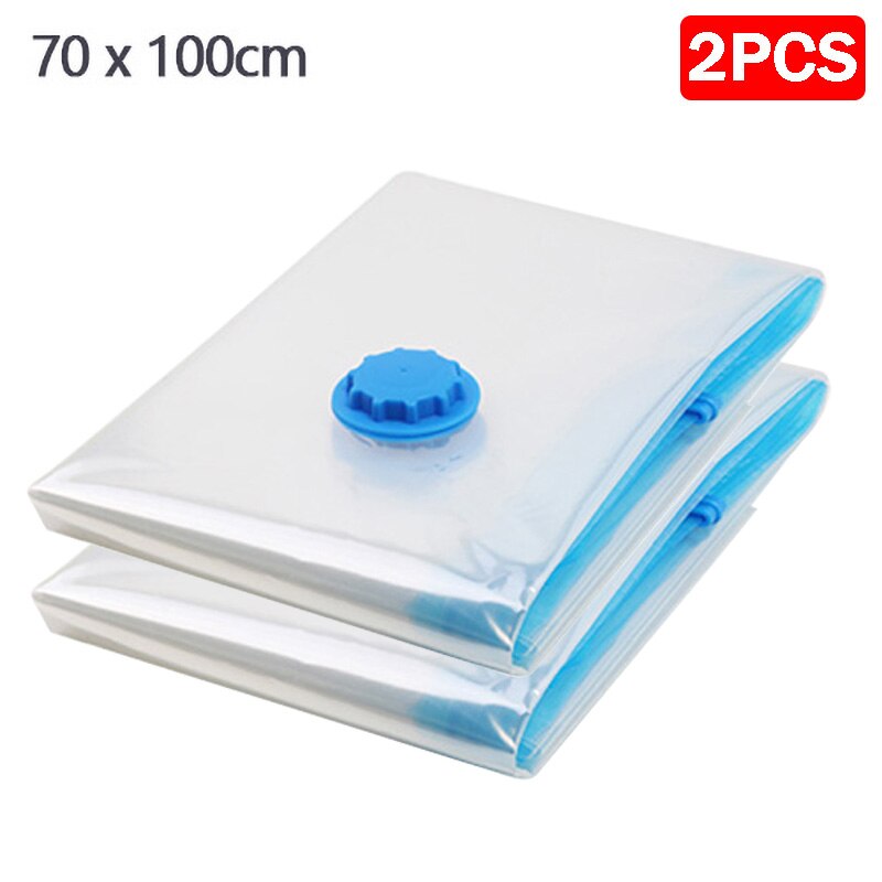 Vacuum Bag Storage Bag Home Organizer Transparent Border Foldable Clothes Organizer Seal Compressed Travel Saving Bag Package