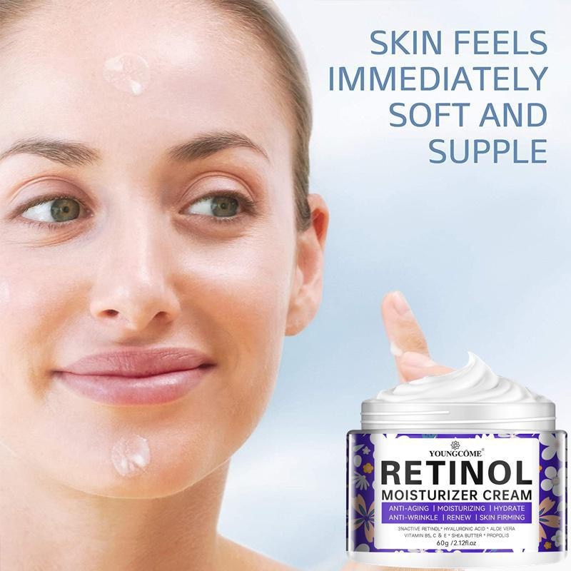 Youngcome Retinol Face Cream Anti-Aging Remove Wrinkle Firming Lifting Whitening Brightening Moisturizing Facial Skin Care