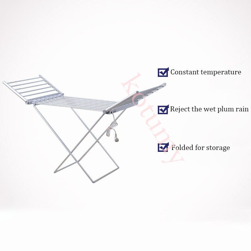 Electric Clothes Dryer Portable Folding Drying Rack Aluminium Alloy Cloth  Drying Machine