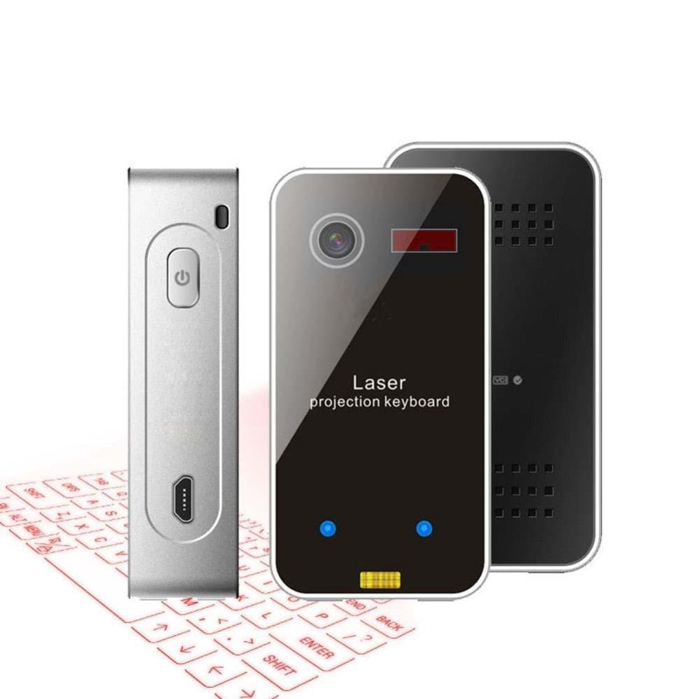 Portable Bluetooth Virtual Laser Keyboard Wireless Projector Keyboard With Mouse function For iphone Tablet Computer Phone