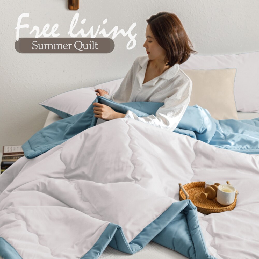 YanYangTian Summer Ice Cool Thin Quilt Comforter Soft Air conditioning Quilt/Duvet/Blanket Bed duvets 150 single bed quilt