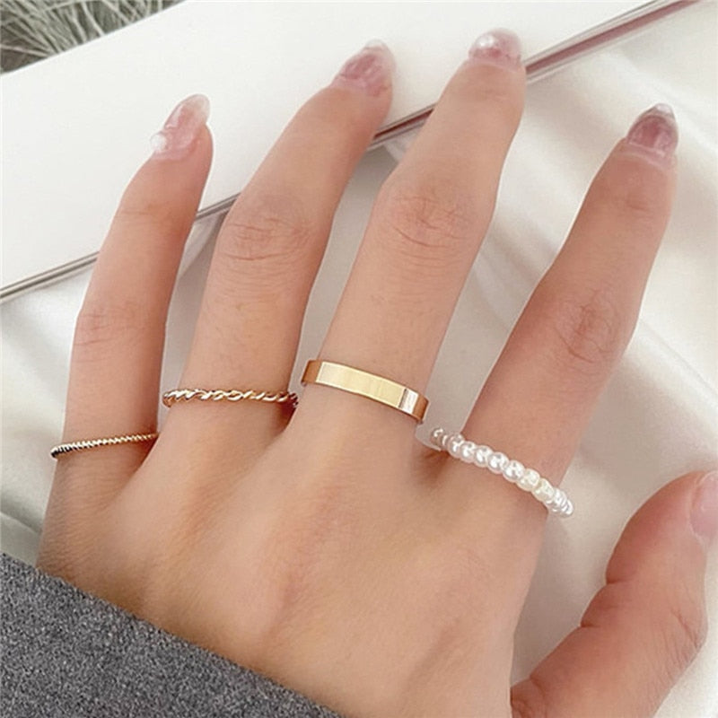 Hip Hop Cross Ring On Finger Chains Adjustable Jewelry Rings for Men Women Gothic anillos Aesthetic Rings 2023 Trend Accessories