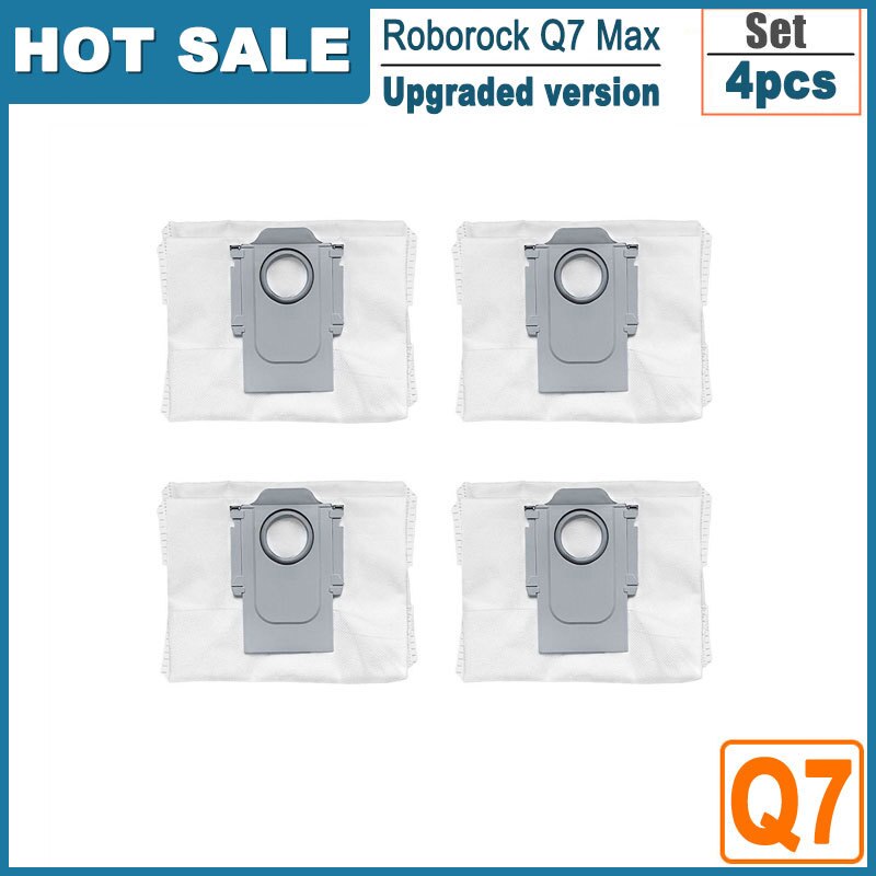 For Xiaomi Roborock Q7 Max,Q7 Max+,Q7 Plus,T8 Hepa Filter Robot Vacuum Cleaner Spare Parts Main Side Brush mop cloth Dust Bag