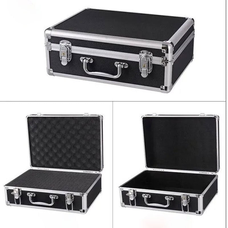 Suitcase for Tool Multifunctional Box With Cells Waterproof Aluminum Alloy Sponge Orgnizer Storage Screw Boxes Professional