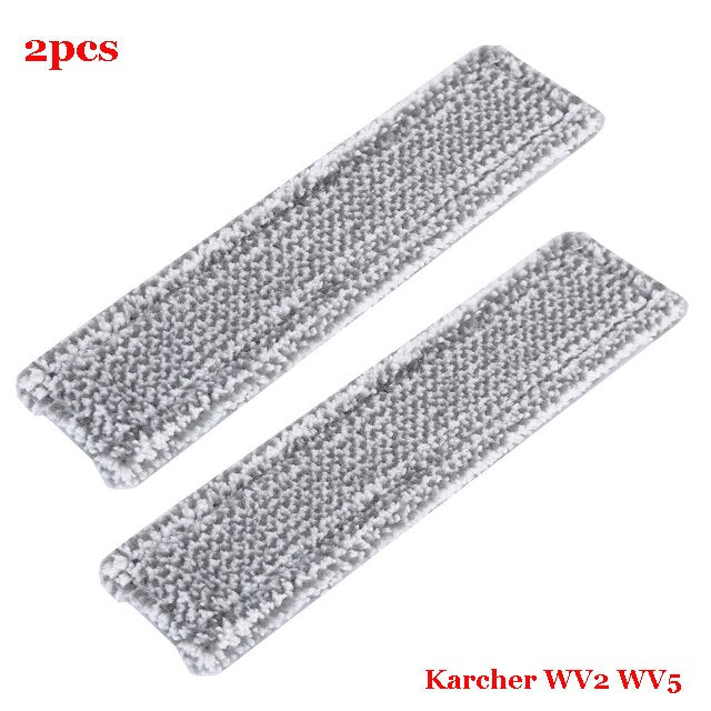 Microfibre Window Cleaner Machine Mop Cloths Accessories For Karcher WV1 WV50 WV75 WV2 WV5 Mop Head Replacement Spare Parts