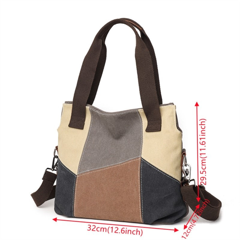 Female Handbag Women Crossbody Bags Large Thicken Canvas Casual Tote Messenger Bags Hobo Bolsas Femininas Grandes Shoulder Bag