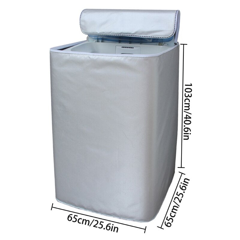 Portable Washing Machine Cover, Top Load Washer Dryer Cover, Waterproof Cover for Fully-Automatic Washing Machine N84C