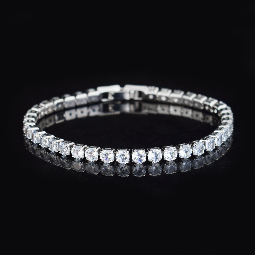 4mm Micro-inlaid Zircon Tennis Bracelet for Women 2021 New  Men Bracelet Homme Jewelry Accessories Wholesale