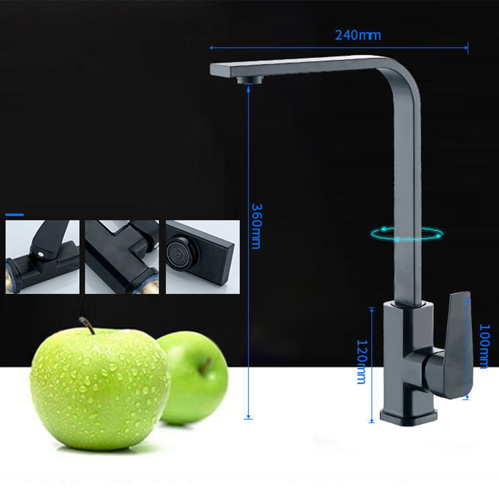 Kitchen Filtered Faucet Balck with Dot Brass Purifier Faucet Dual Sprayer Drinking Water Tap Vessel Sink Mixer Tap Torneira