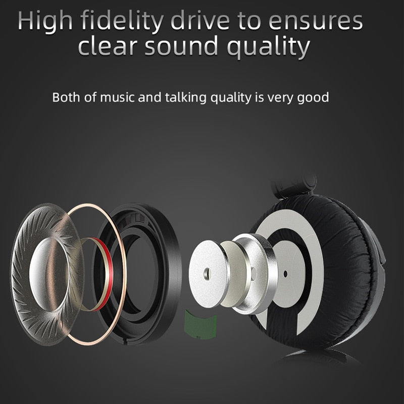 Trucker Bluetooth 5.2 Headset with Boom Mic Noise Reduction Dual Connect Wireless Headphones Mute Phone Calls Music Office PC TV