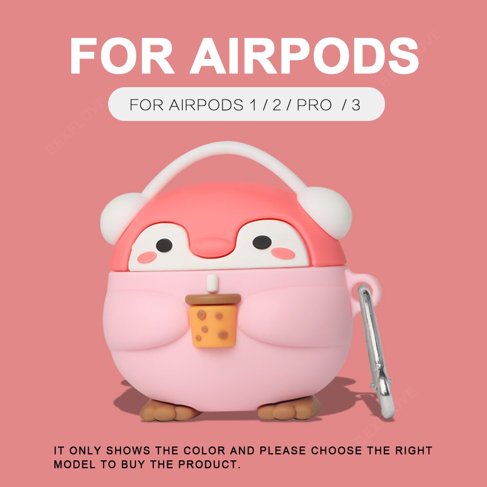 3D Hearphone Case For Airpods 2 3 Pro 1 Case Silicone Cute Earphone Cover for Apple Air Pods Pro 2 3 1 Earpods Case Charging BOX